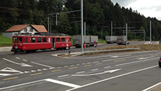 Bellevue: pôle rail-route opérationnel